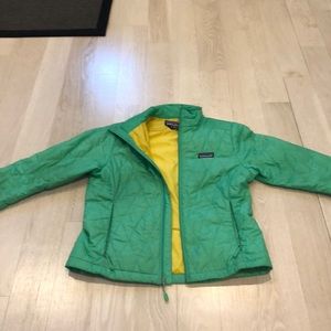 Patagonia Bright Green Puff Jacket